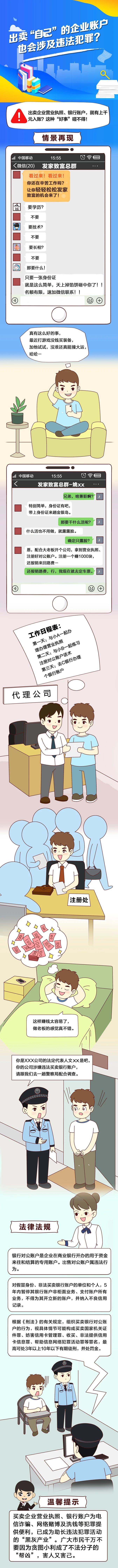 反洗錢知識小課堂⑦出賣“自己”的企業(yè)賬戶，也會涉及違法犯罪？.jpg